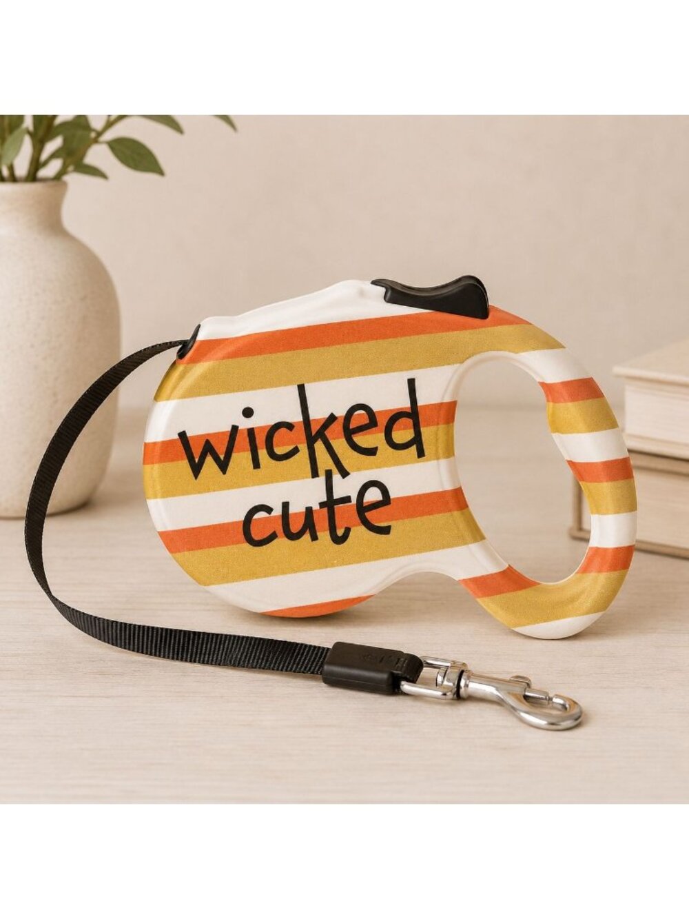 Whimsy Retractable Dog Leash Pet Lead 10FT Up To 75 Lbs Wicked Cute Halloween